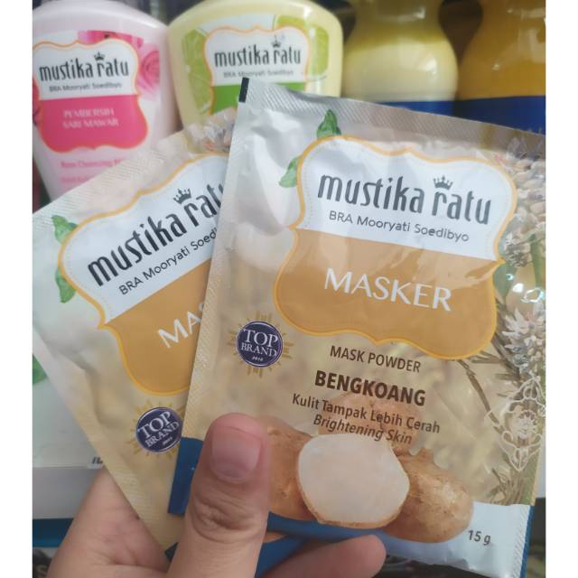 Jual Mustika Ratu Bengkoang Masker Powder Sachet 6300 Shopee Indonesia