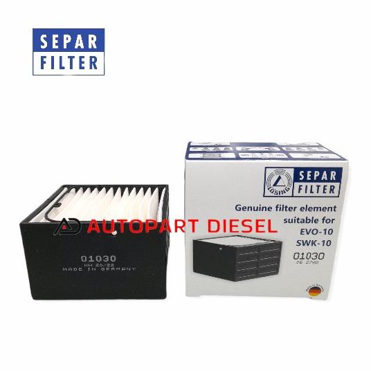 Jual 01030 Separ Genuine Fuel Filter Element Water Separator Shopee