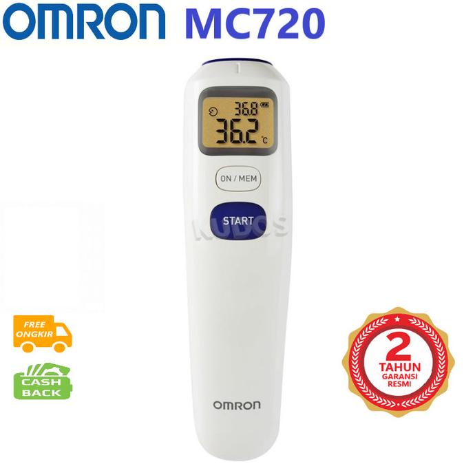 Jual Omron MC-720 - Digital Forehead Termometer Dahi - MC720 Lc ...