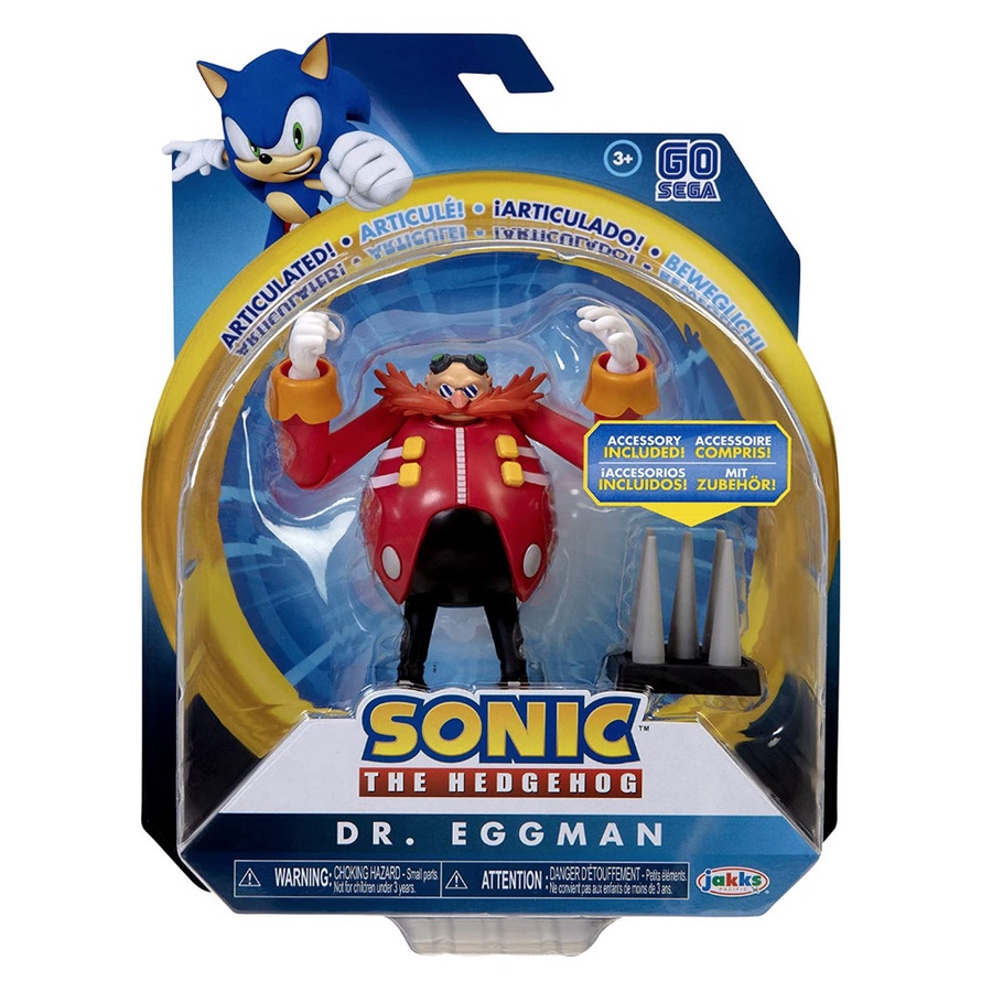 Jual JAKKS Pacific Action Figure 4 Inch Sonic - Dr Eggman With Spike ...