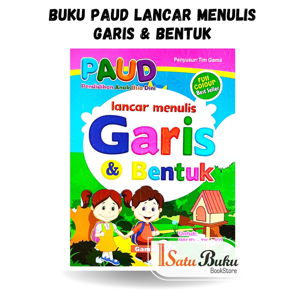 Jual Buku Anak Paud Lancar Menulis Garis Dan Bentuk Full Colour ...