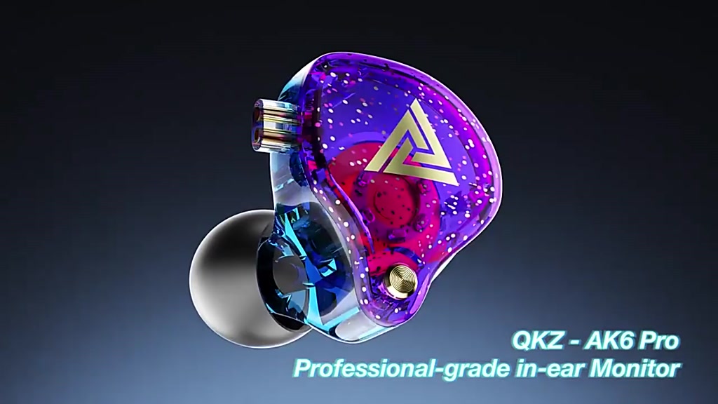 Jual QKZ AK6 Pro Detachable Cable Sport Earphone with Mic Headset Bass ...