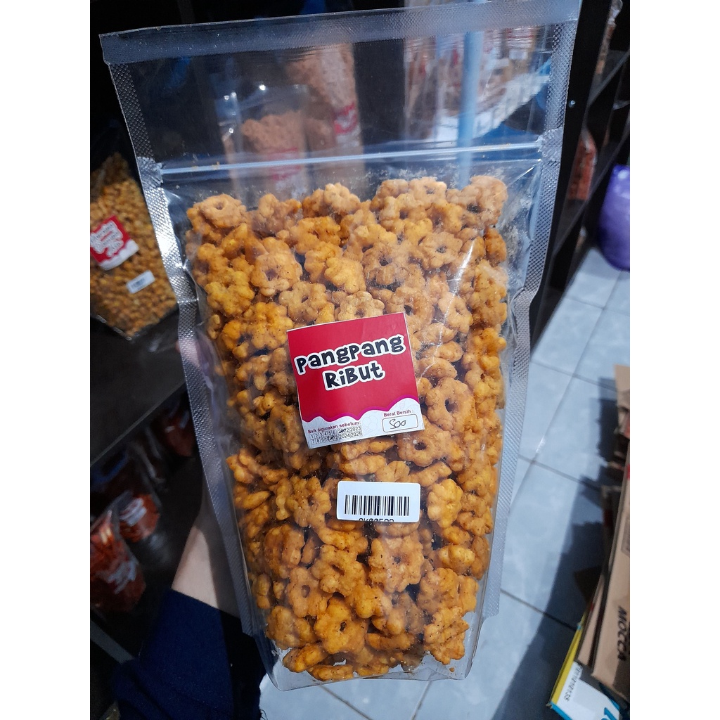Jual snack kiloan Pangpang Ribut 500gram | jajanan jadul | makanan ...