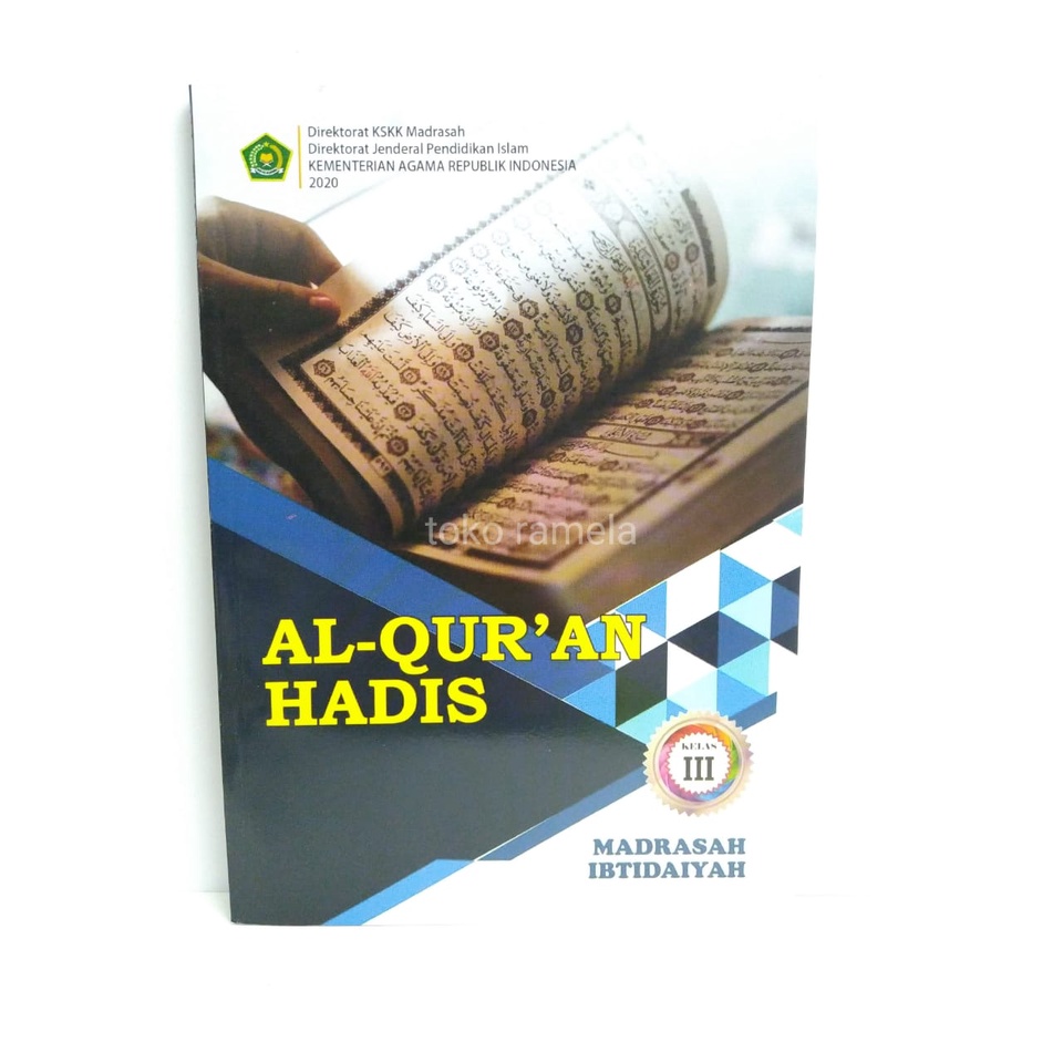 Jual Buku Pelajaran Al-Qur'an Hadis Kelas 3 SD/MI Kurikulum KMA 2019 ...