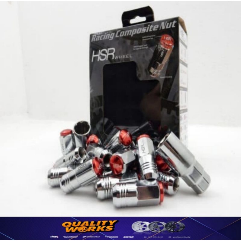 Jual Mur Racing Hsr Wheel Ukuran 1,5 Red | Shopee Indonesia