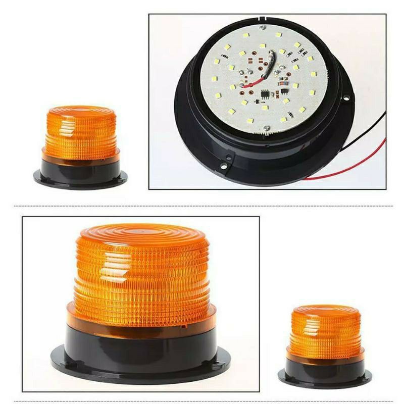 Jual Atap Bus Mobil Darurat Flahs Strobo Bulat Led Beacon Warning Light Shopee Indonesia