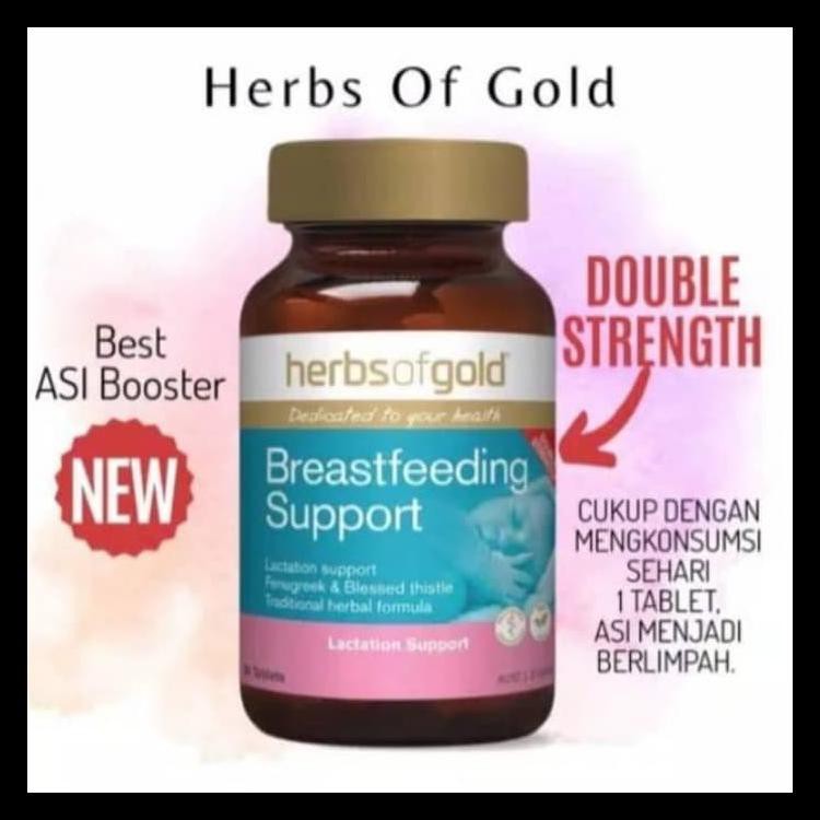 Jual [[Bayar Ditempat]] Asi Booster Herbs Of Gold / Hog Breastfeeding ...