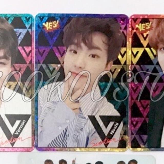 seventeen 香港公式Yesカード キラキラ - メルカリ