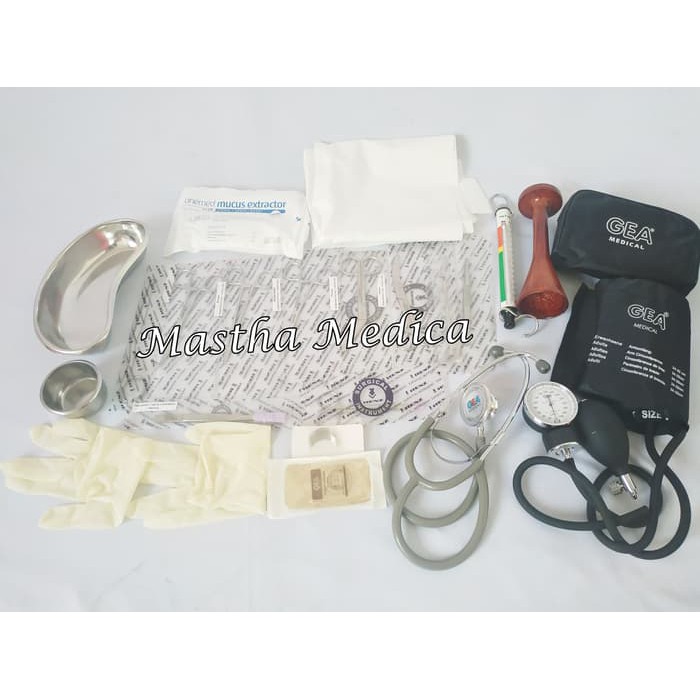 Jual Bidan Kit Lengkap Bidan Kit Set Alat Instrumen Perlengkapan Bidan ...