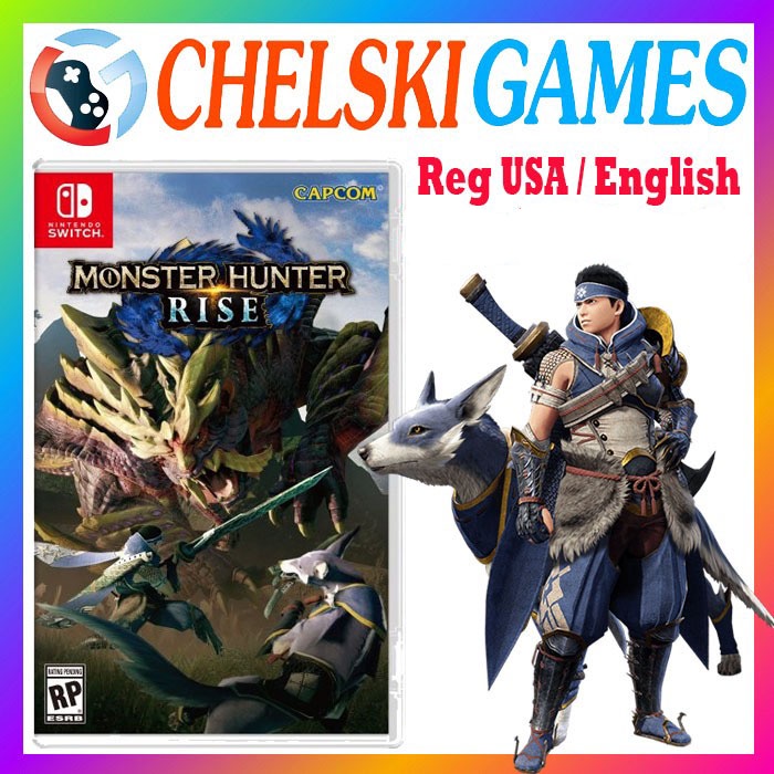 Jual Nintendo Switch Monster Hunter Rise / MH Rise Region | Shopee ...