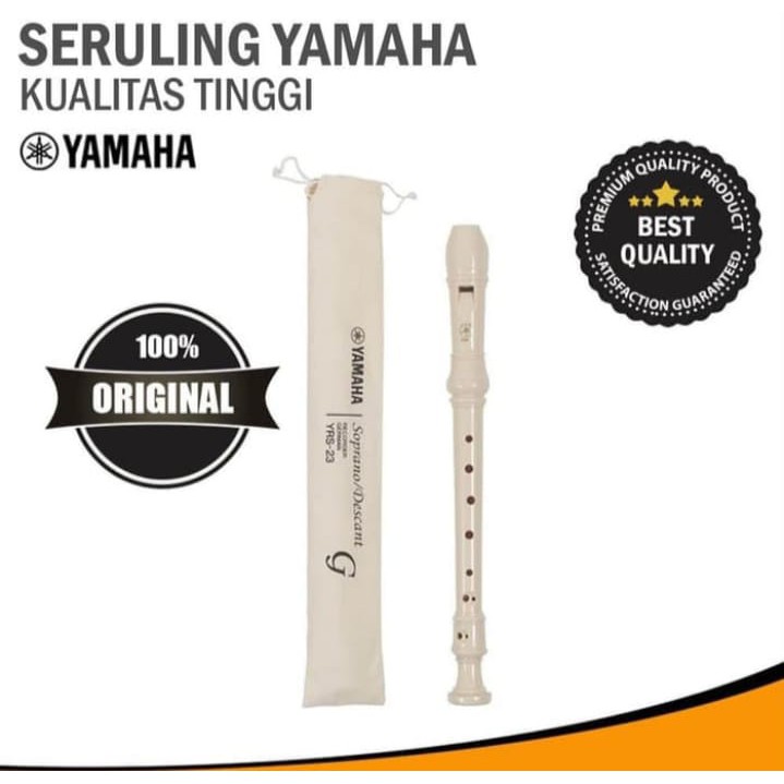 Jual SULING YAMAHA YRS-23 ORIGINAL RECORDER ALAT MUSIK | Shopee Indonesia