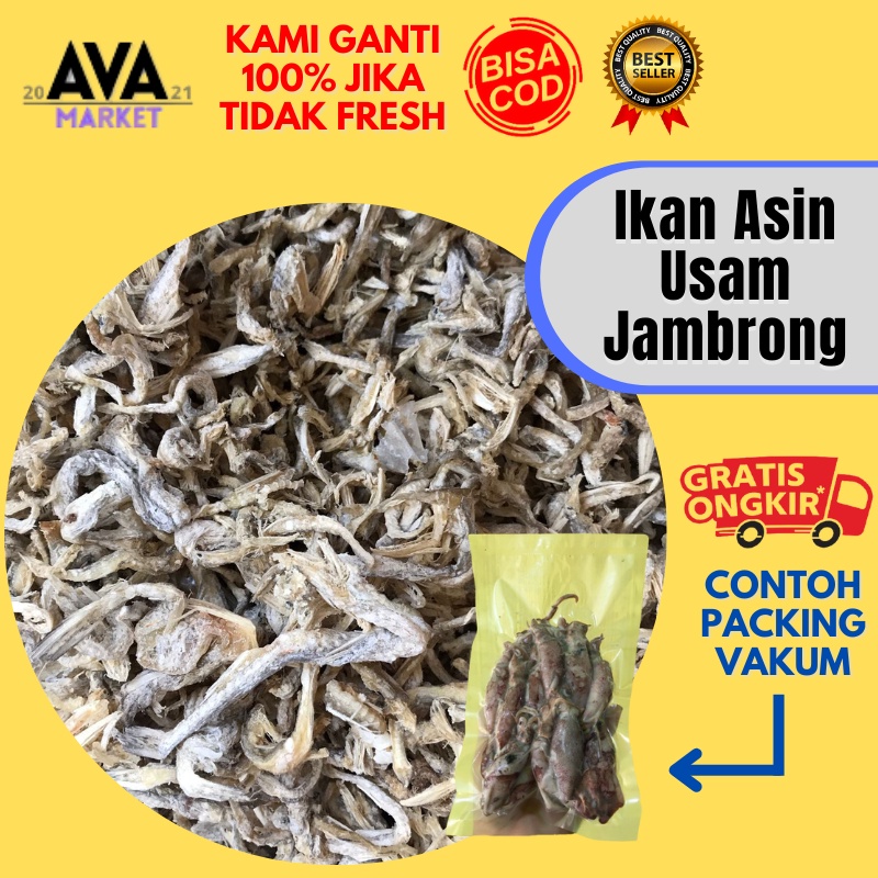 Jual Ikan Asin Usam Jamrong 1kg Shopee Indonesia