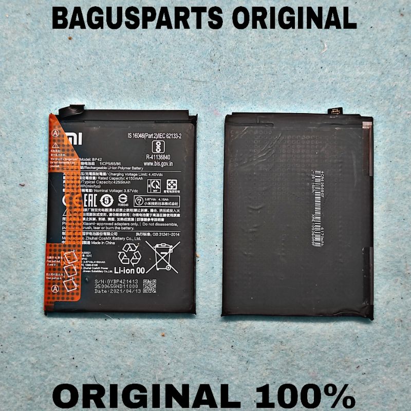 Jual BATERAI BATRE BATERAY BATTERY BP42 XIAOMI MI 11 LITE MI11 LITE ...