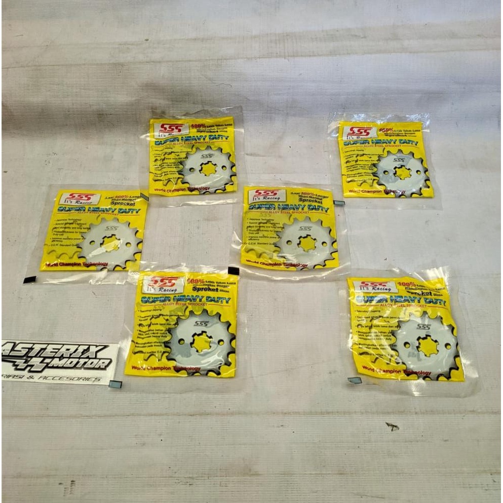 Jual Gear ger Gir depan SSS Yamaha RXZ.RX K RX King Jupiter Vega VIxion ...