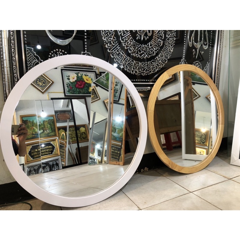 Jual cermin rustic bulat d60cm | Shopee Indonesia