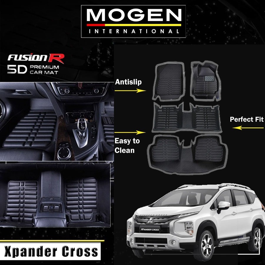 Jual Fusion R Karpet Mobil D Xpander Cross Premium Car Carpet Carbon New Shopee Indonesia