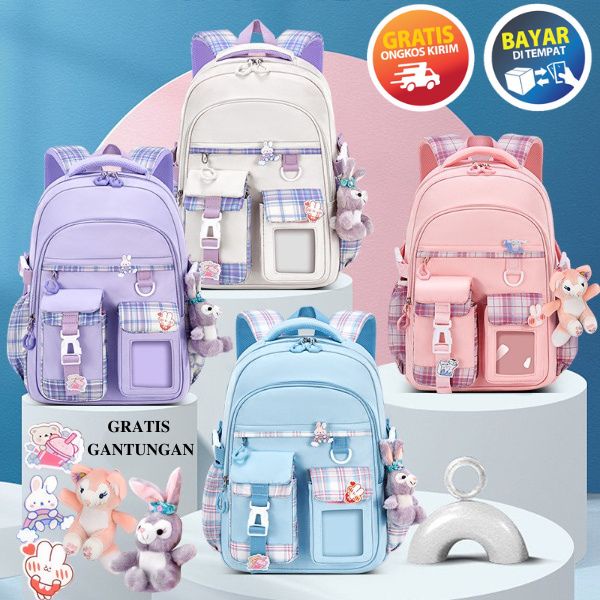 Jual BK145 - TAS SEKOLAH ANAK PEREMPUAN TAS RANSEL ANAK RANSEL SEKOLAH