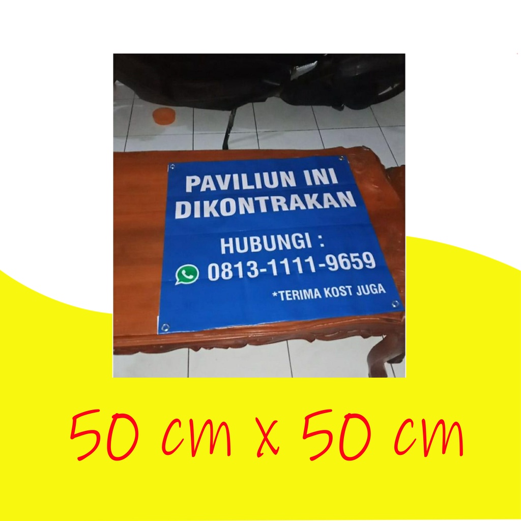 Jual Spanduk Banner Ukuran 50x50 Cm | Shopee Indonesia