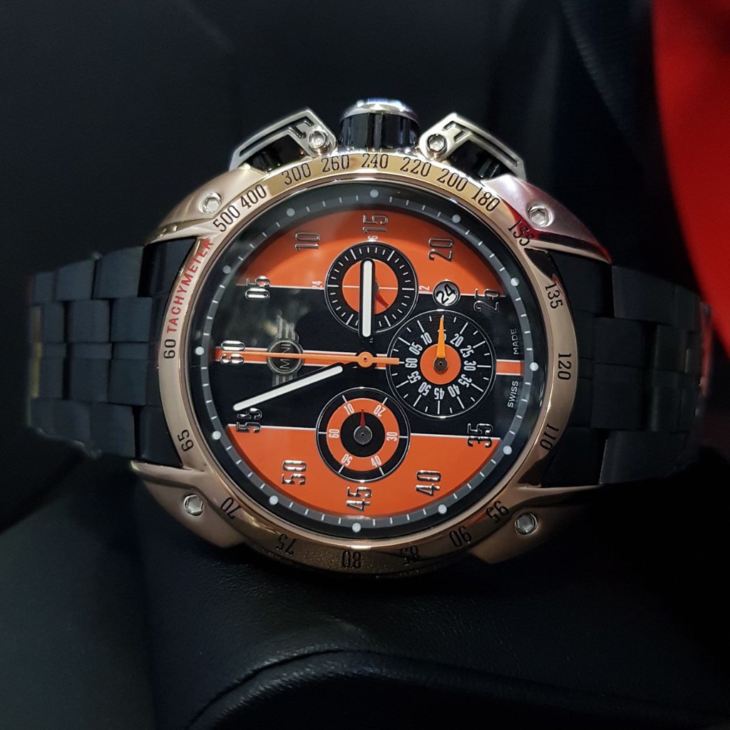 Jual Jam Tangan Pria Mini Cooper Stainless Hitam Rose | Shopee Indonesia