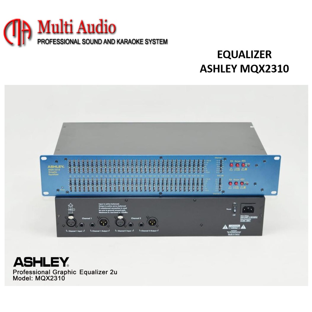 Jual Graphic Equalizer Ashley 2u Mqx2310 Mqx 2310 Shopee Indonesia