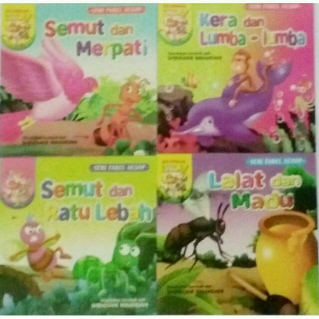 Jual Buku Cerita Anak Bergambar Seri Fabel (paket =4 Buku Cerita ...