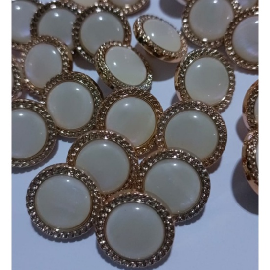 Jual KANCING BAJU VINTAGE MOTIF DATAR 18MM DAN 21 MM ISI 100 PCS ...
