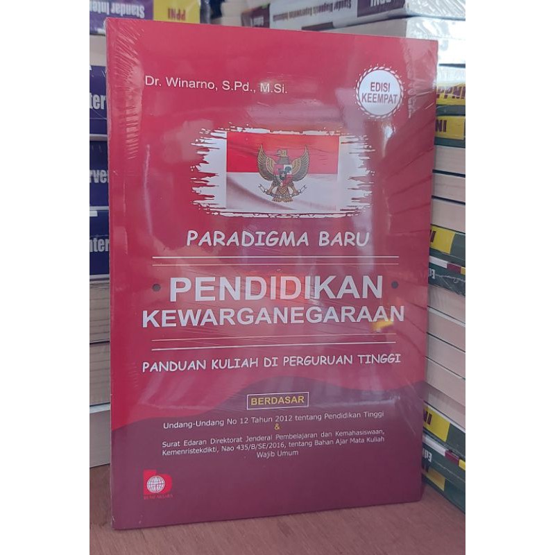 Jual BUKU PARADIGMA BARU PENDIDIKAN KEWARGANEGARAAN - DR. WINARNO, SPD ...