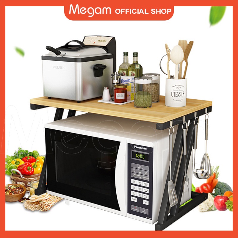 Jual Megam Rak Dapur Multifungsi Rak Oven Microwave Rak Penyimpanan ...