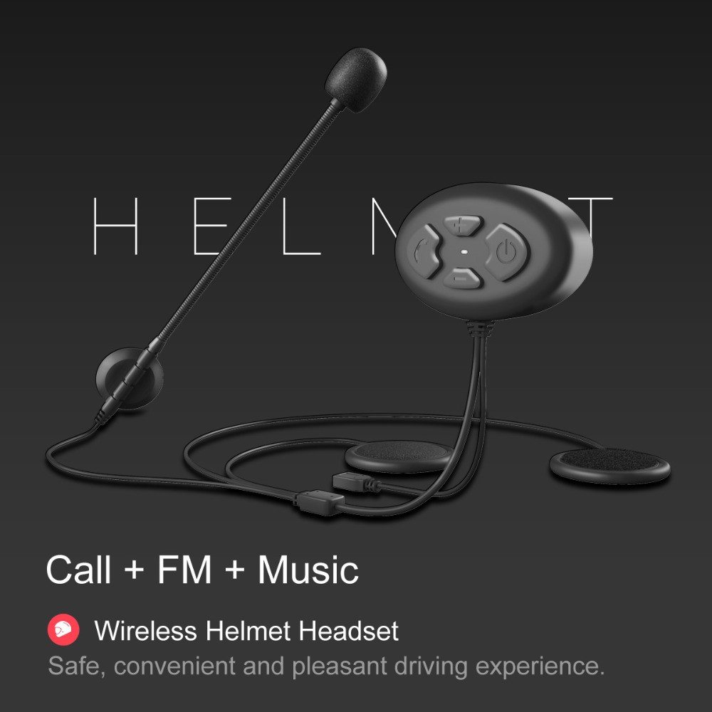 Jual DK11 Headset Helm Bluetooth FM Radio Waterproof motor Headset Helm