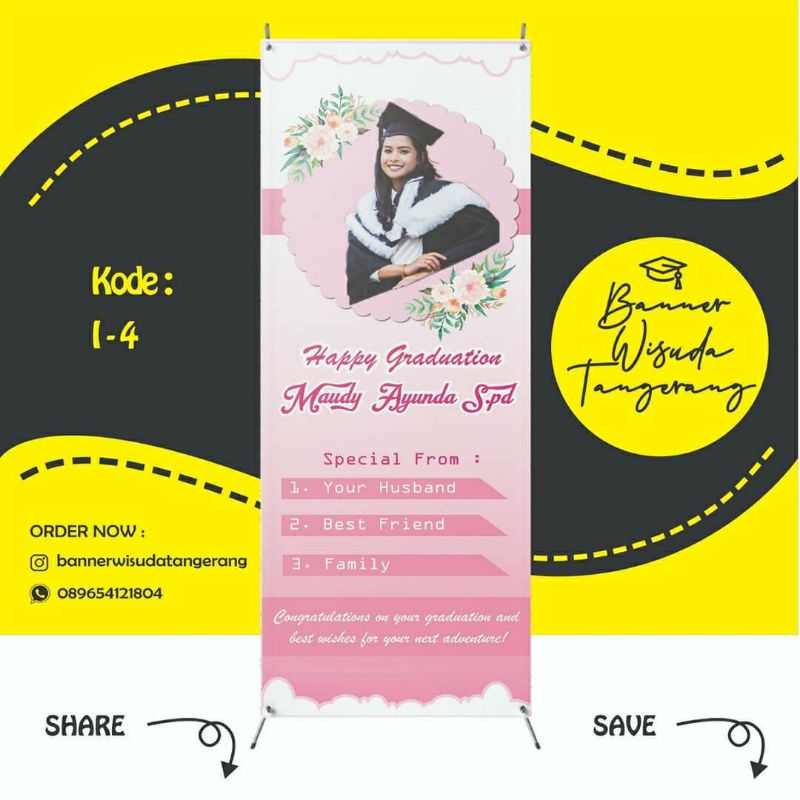 Jual Banner Wisuda Desain Banner Wisuda Xbanner Wisuda Shopee Indonesia