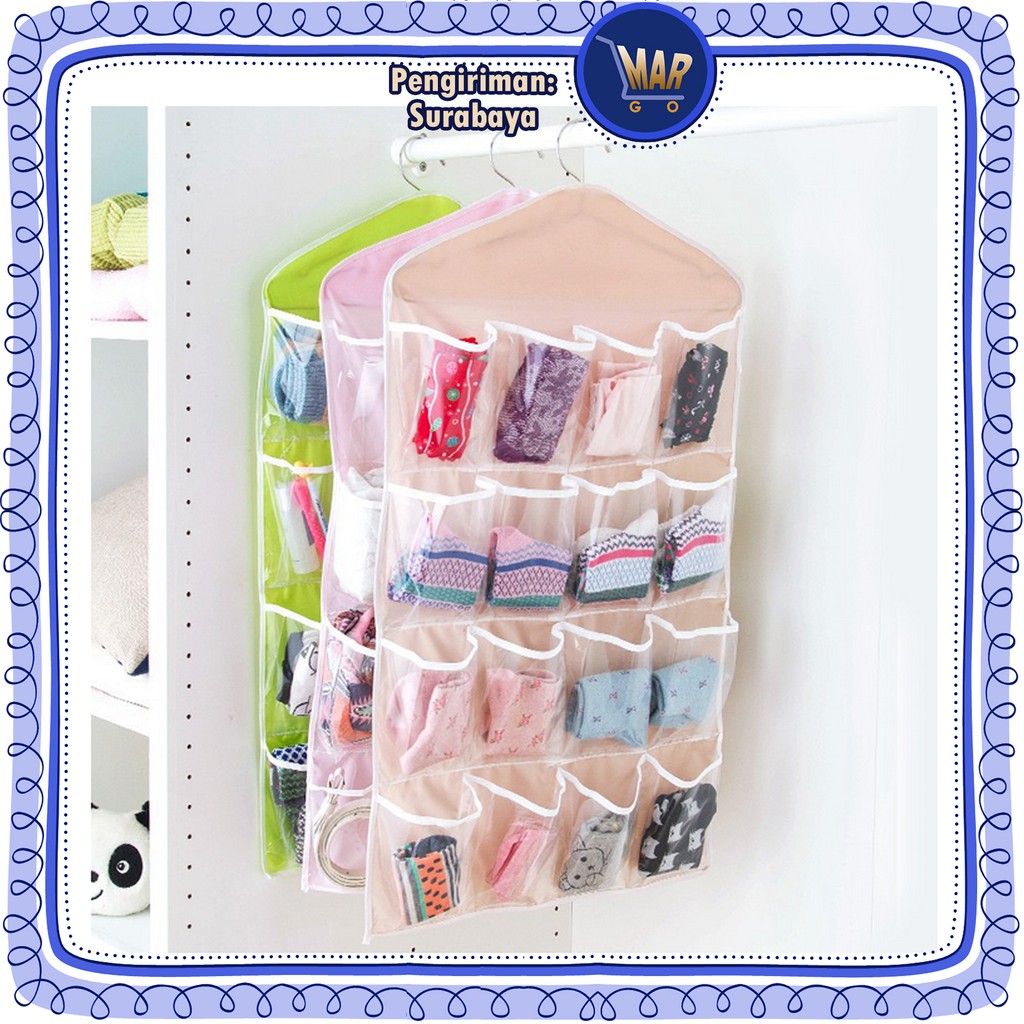 Jual Hanging Organizer / Pouch Gantung / Rak Gantung | Shopee Indonesia
