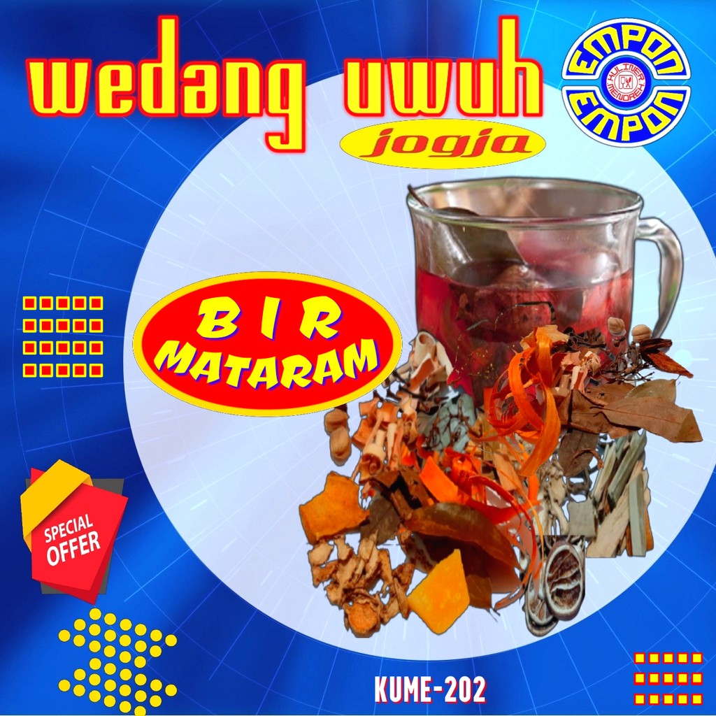 Jual Wedang Uwuh Bir Mataram Komplit Gula Batu Minuman Herbal Rempah