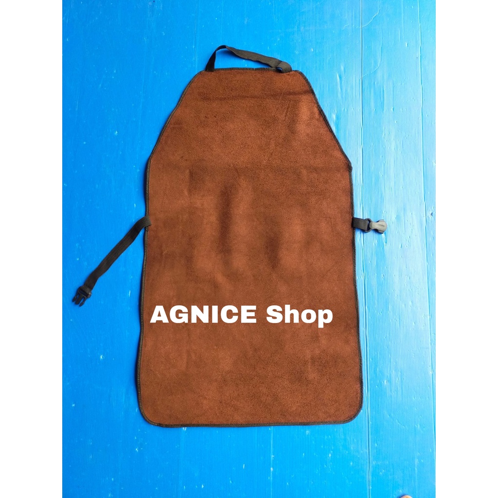 Jual Apron Las Dada Kulit Sapi Warna Cokelat Shopee Indonesia