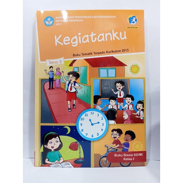 Jual Buku Tematik Sd Kelas 1 Tema 3 Kegiatanku K13 Revisi Shopee