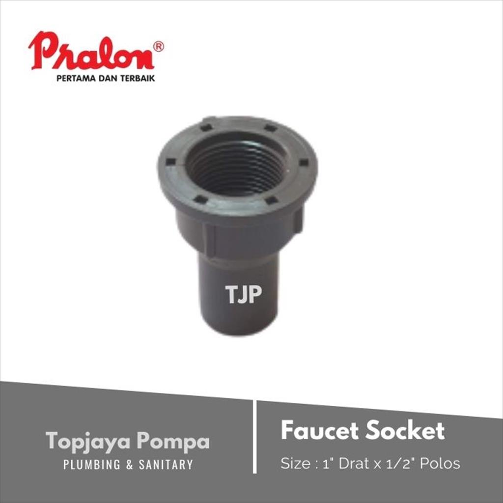 Jual FAUCET SOCKET PVC AW PRALON 1 x 1/2