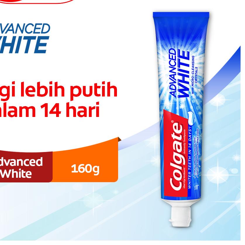 Jual Colgate Advanced White Whitening Toothpaste 160g - Pasta Gigi ...