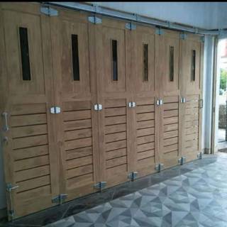 Jual Pintu Garasi Kayu Jati Harga Per Pintu Shopee Indonesia