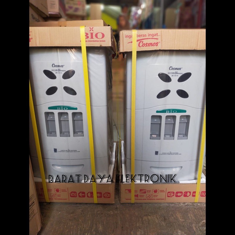 Jual Tempat Beras Cosmos Bio Kapasitas 18 kg Rice Box Bio18 | Shopee ...