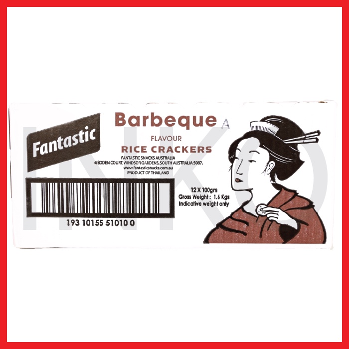 Jual FANTASTIC BARBEQUE FLAVOUR RICE CRACKERS 100GR | Shopee Indonesia