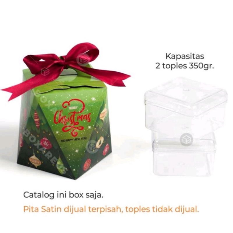 Jual Box Natal TBC12 | Box Hampers Christmas Packaging Kemasan Dus ...