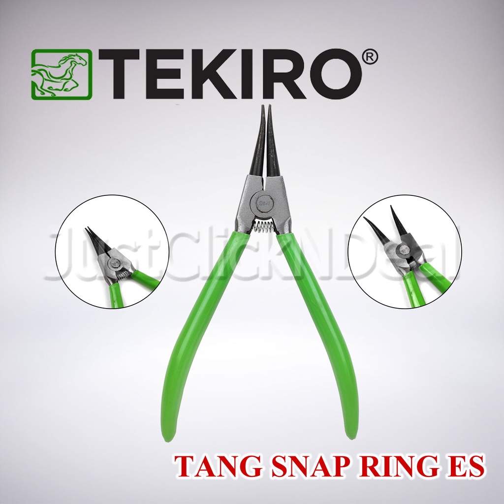 Jual Tekiro Tang Snap Ring ES 5 7 9 Inch Snapring Lurus Buka | Shopee ...