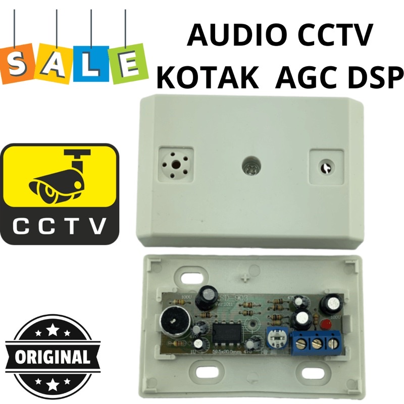Jual AUDIO MONITORING CCTV / MIC KAMERA CCTV KOTAK | Shopee Indonesia