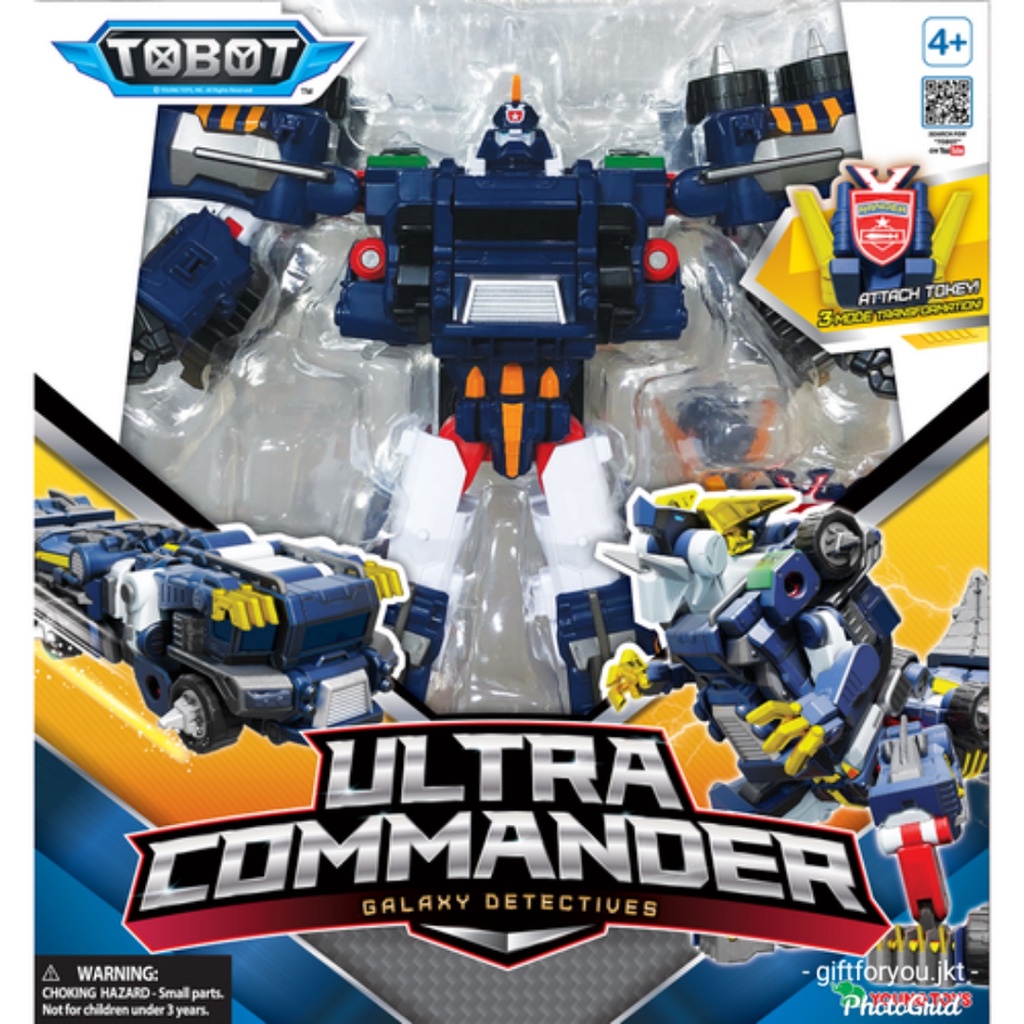 Jual Tobot GD Ultra Commander Galaxy Detectives Mainan Figure Robot Kid Toy Collection Koleksi