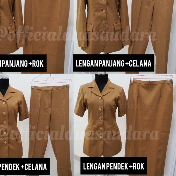 Jual Model Baru Pemda Khaki Wanita Seragam Pemda Baju Dinas