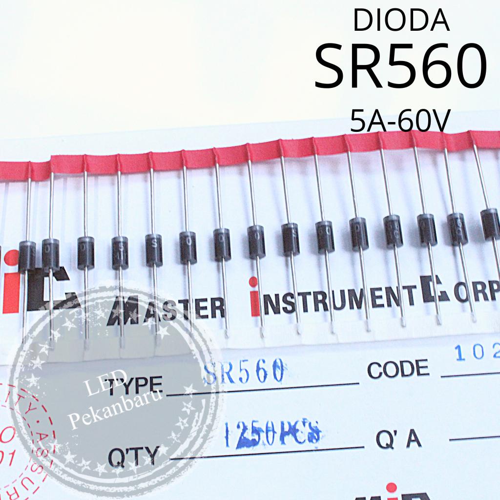 Jual DIODA SR560 SR 560 MIC 5A 60V RENTENG DIODE SHOTTKY RECTIFIER ...