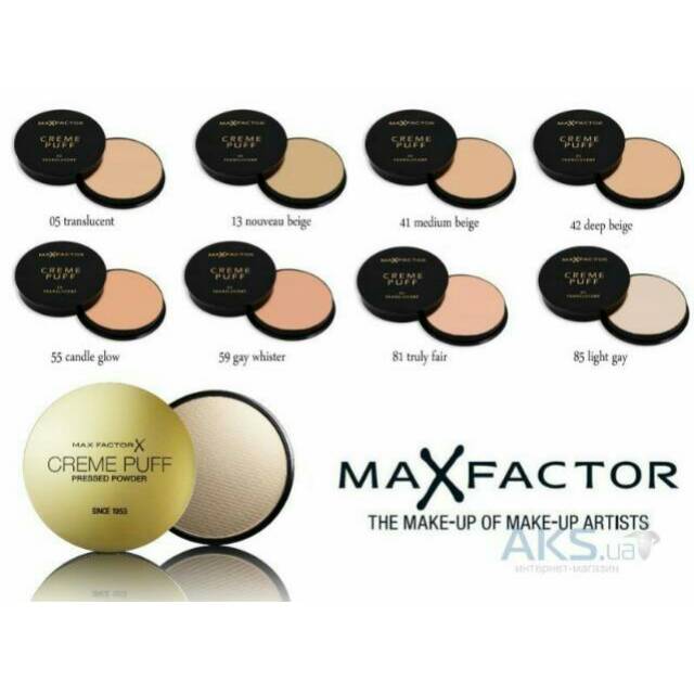 Jual Max Factor Creme Puff Pressed Powder New Pack Original Shopee