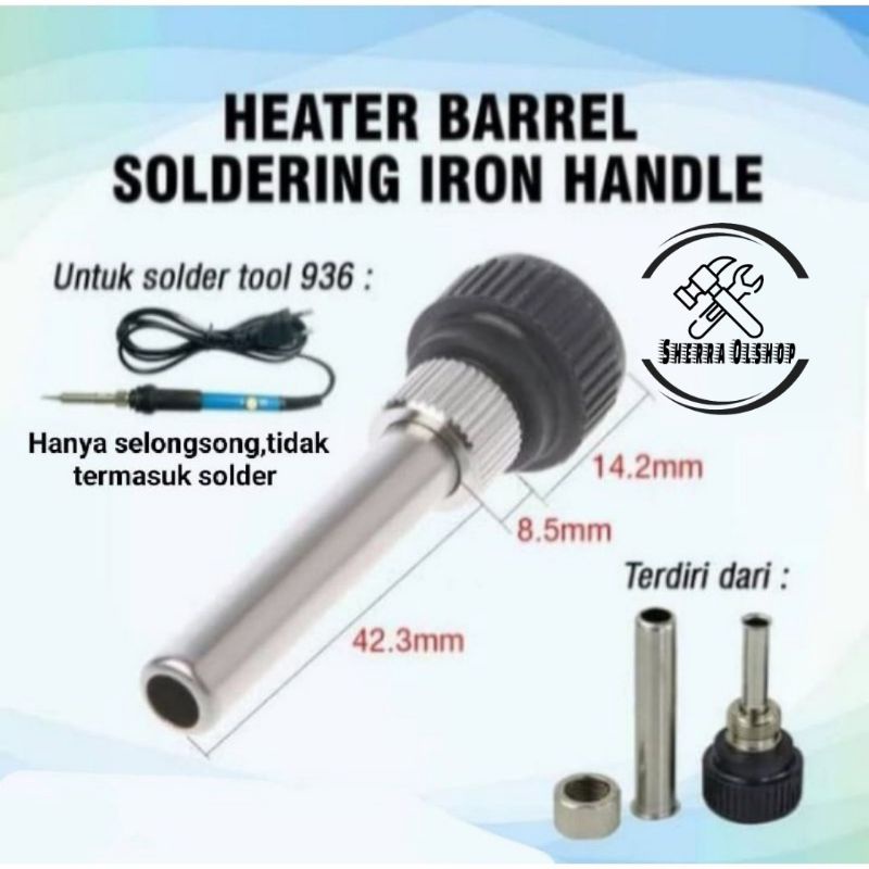 Jual Selongsong Solder Station Ujung Solder Iron Heater Barrel Solder