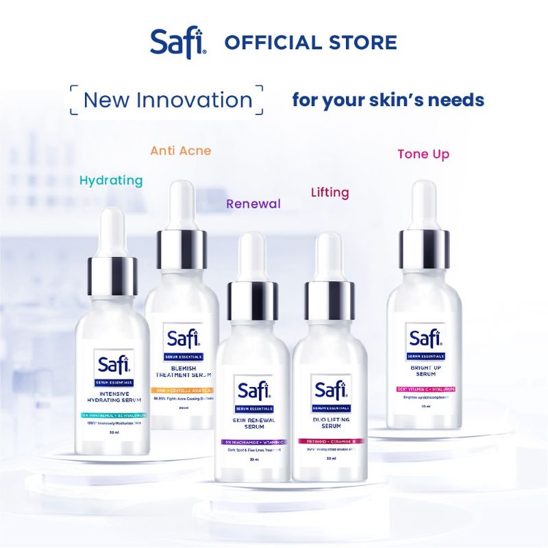 Jual Safi Serum Essentials Bright Up l Duo Lifting l Intensive ...