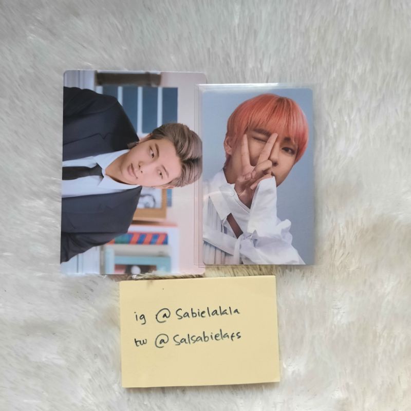 Jual PHOTOCARD BTS RM TAEHYUNG V FAKE LOVE | Shopee Indonesia