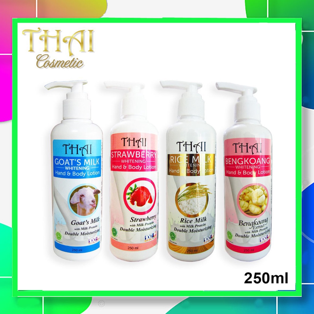 Jual hand & body lotion thai goats milk 250ml Shopee Indonesia
